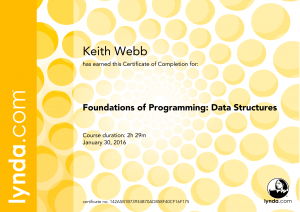 Data Structures