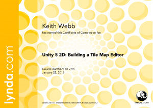 Unity5 2D Building a Tile Map Editor